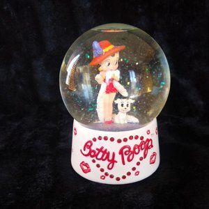 Betty Boop 2004 Musical Snow Globe
